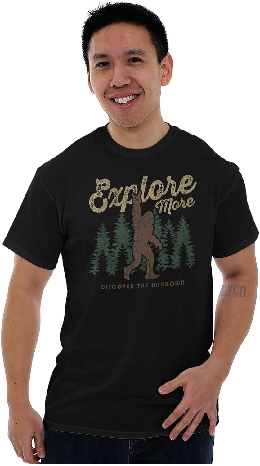 image:imageBigfoot Explore More Nature Outdoors Graphic T Shirt Men or WomenBlack
