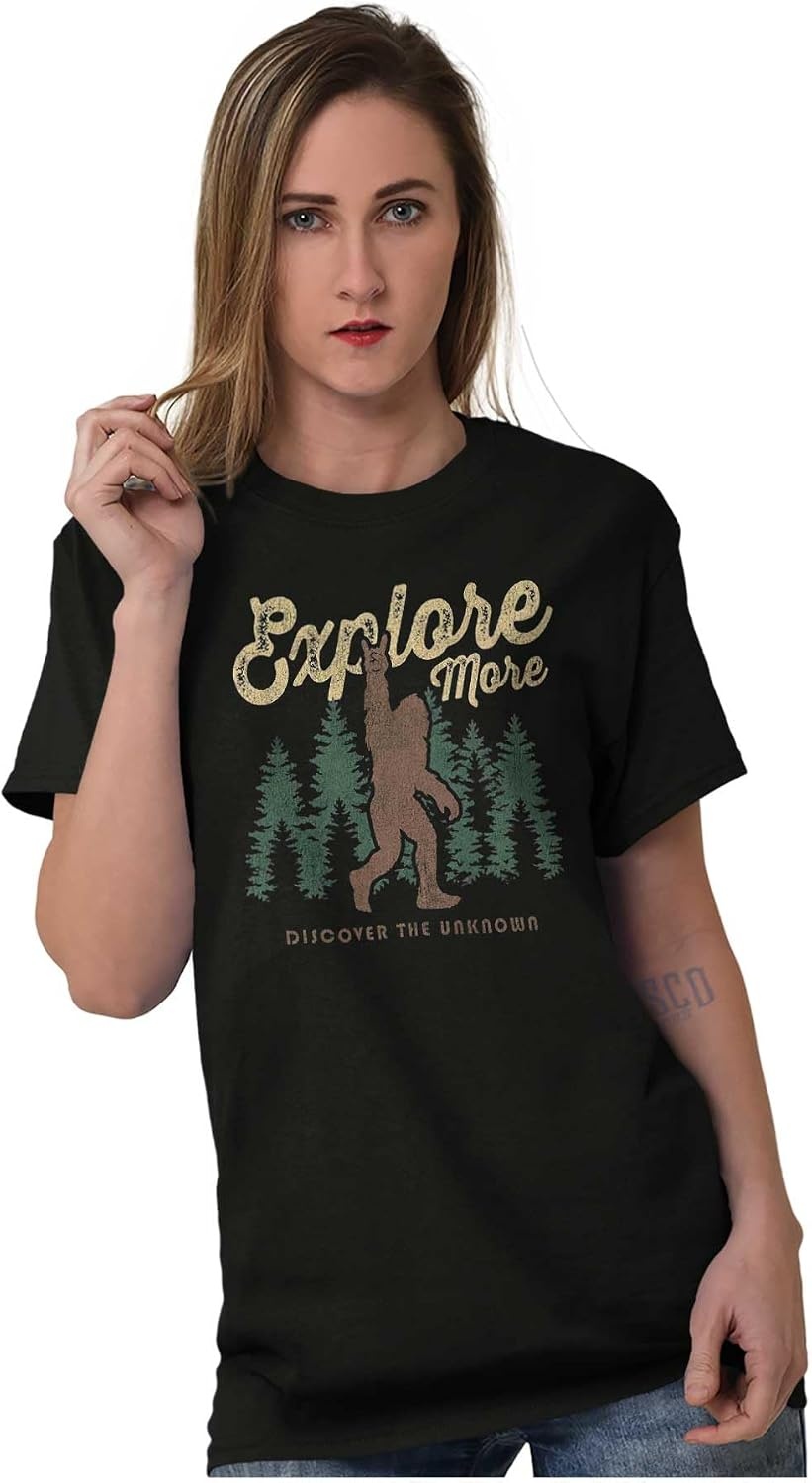 image:imageBigfoot Explore More Nature Outdoors Graphic T Shirt Men or WomenBlack