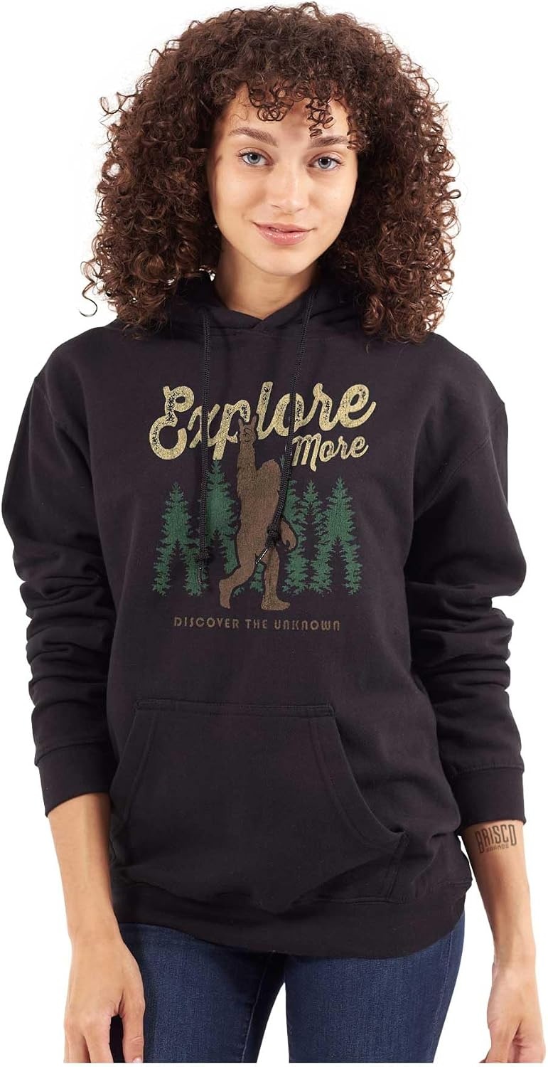 image:imageBigfoot Explore More Nature Outdoors Hoodie Sweatshirt Women MenBlack