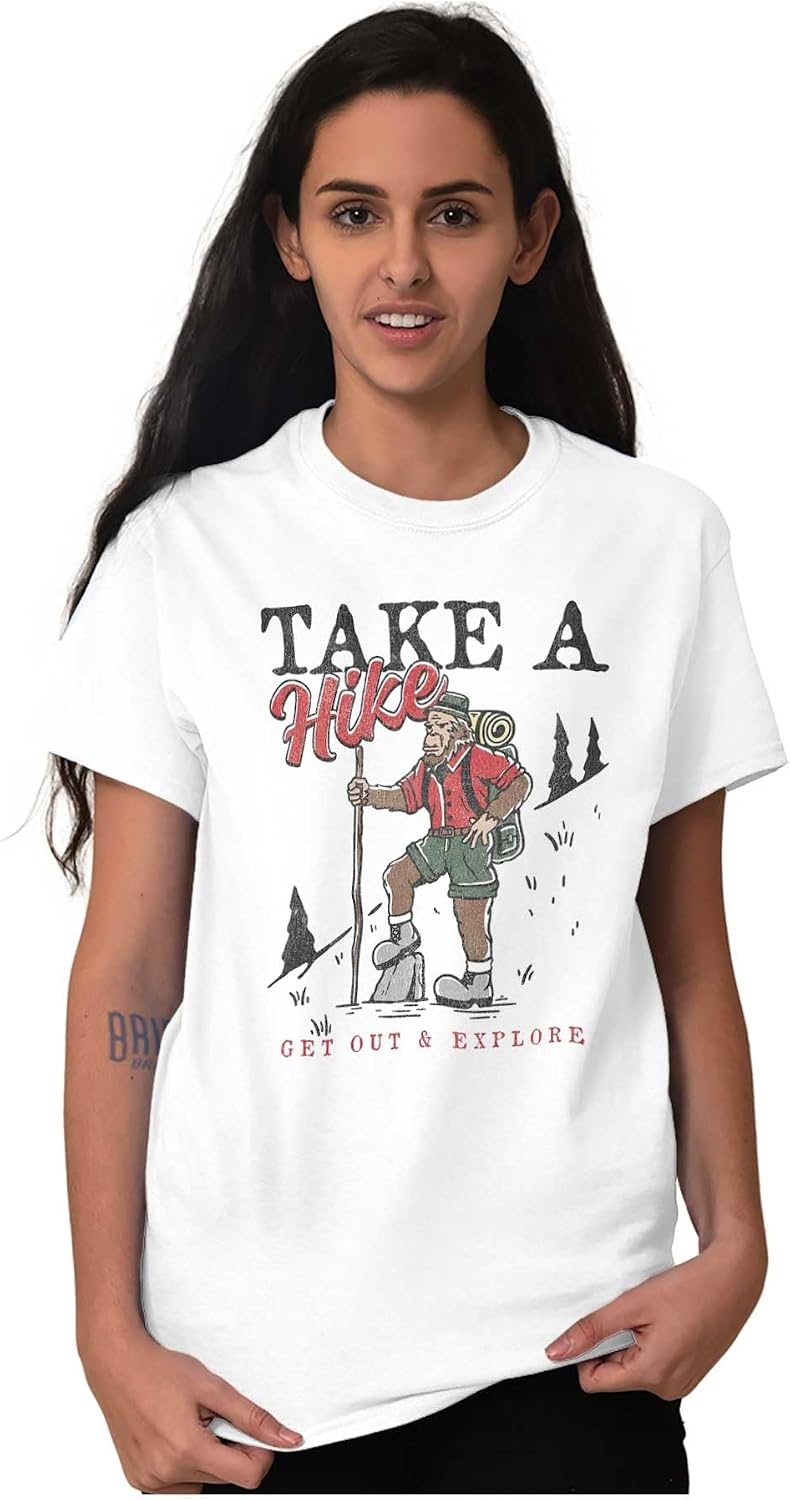 image:imageBigfoot Take A Hike Explore Outdoors Graphic T Shirt Men or WomenWhite