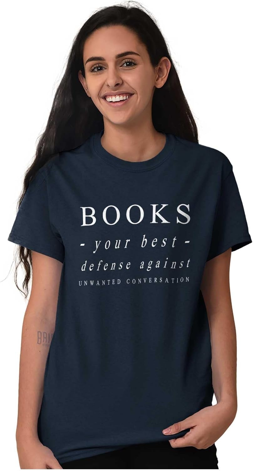 image:imageBooks Defense Against Conversation Graphic T Shirt Men or WomenNavy