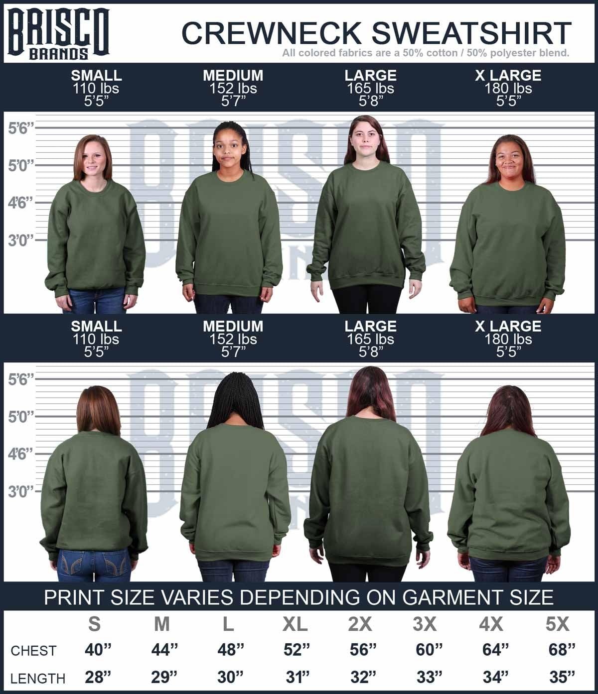 image:imageBrisco Brands Book Club Drinks Cheers To Chapters Women Crewneck Sweatshirt