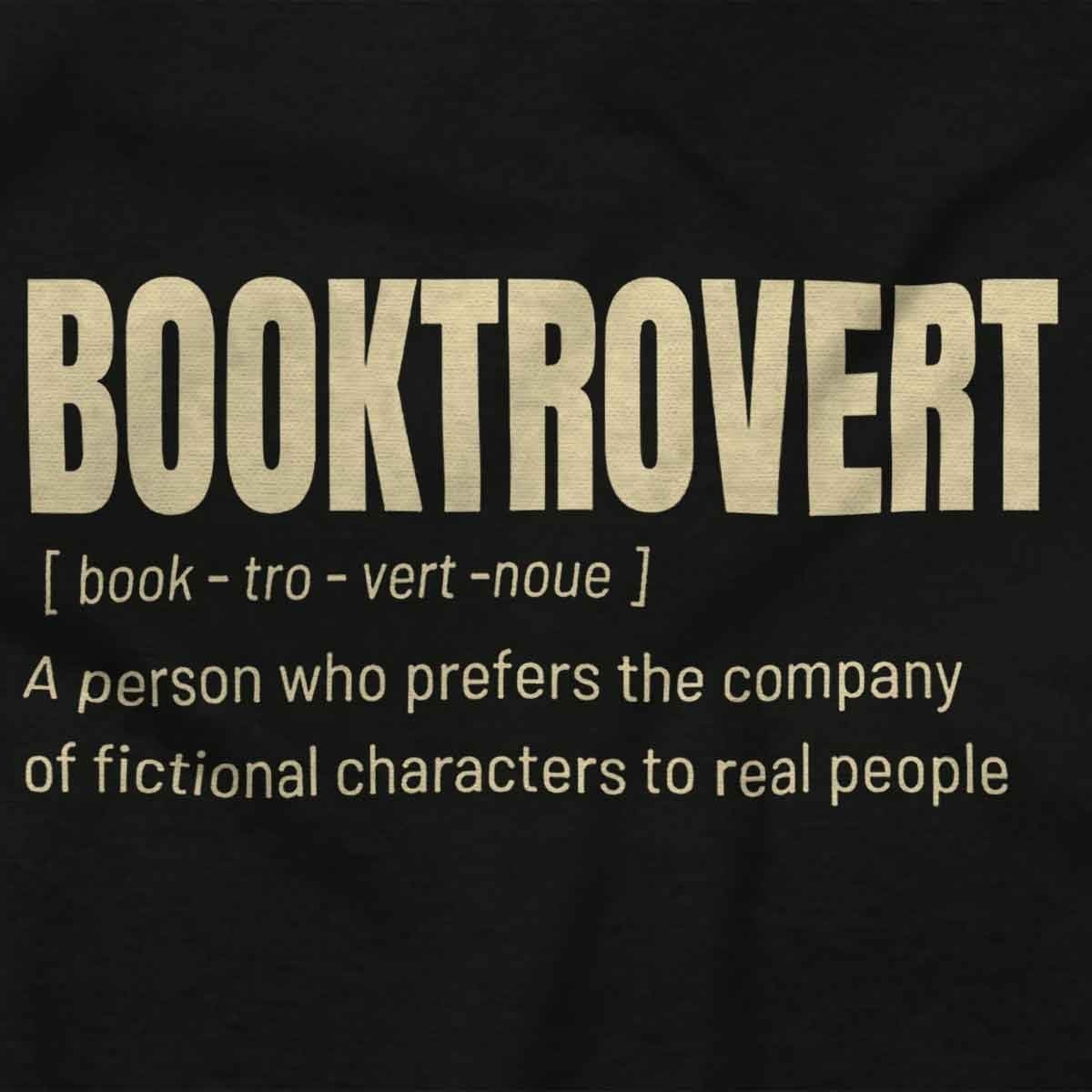 image:imageBrisco Brands Booktrovert Dictionary Definition Womens Slim Fit Graphic TeeBlack