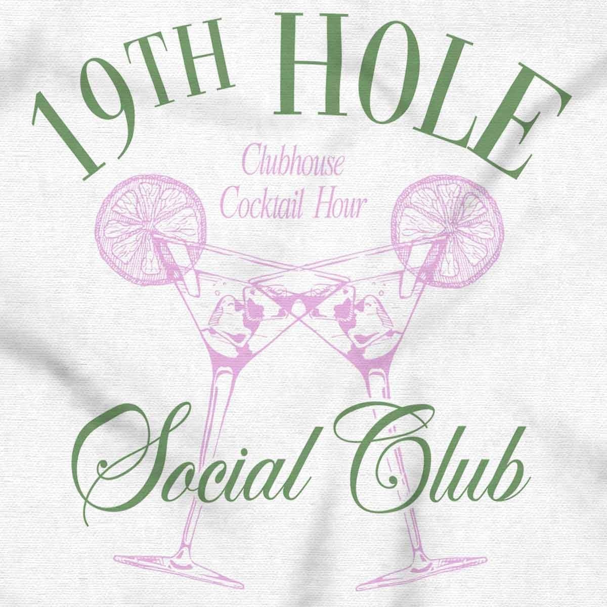 image:imageBrisco Brands Cocktail Hour Martini Social Club Womens Graphic T Shirt TeesWhite