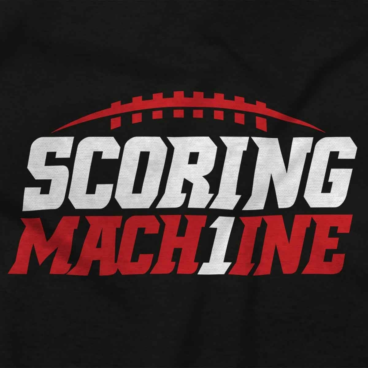 image:imageBrisco Brands Football Num 1 Scoring Machine Sweatshirt for Men or WomenBlack