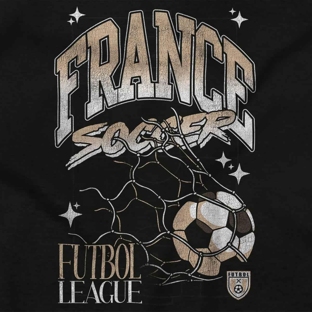 image:imageBrisco Brands France Futbol League Soccer Goal Baby Romper Boys or GirlsBlack