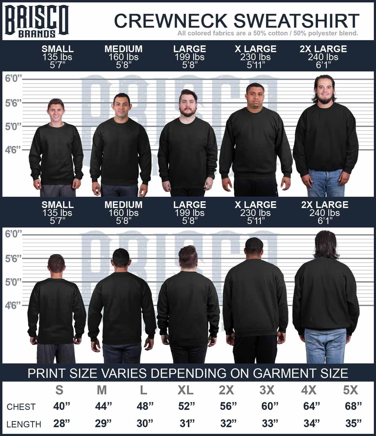 image:imageBrisco Brands Funny Bigfoot Keep It Squatchy Sweatshirt for Men or WomenBlack