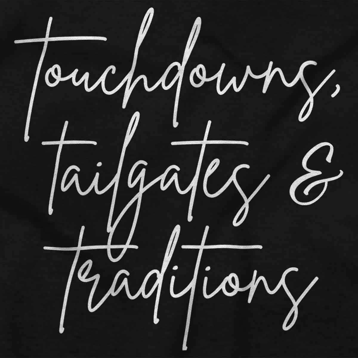 image:imageBrisco Brands Touchdowns Tailgates Traditions Graphic T Shirt Men or WomenBlack