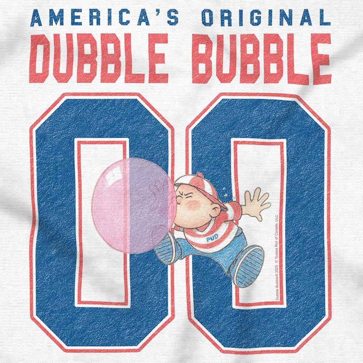 image:imageDubble Bubble Baseball Number Jersey Baby Romper Boys or GirlsWhite America 00