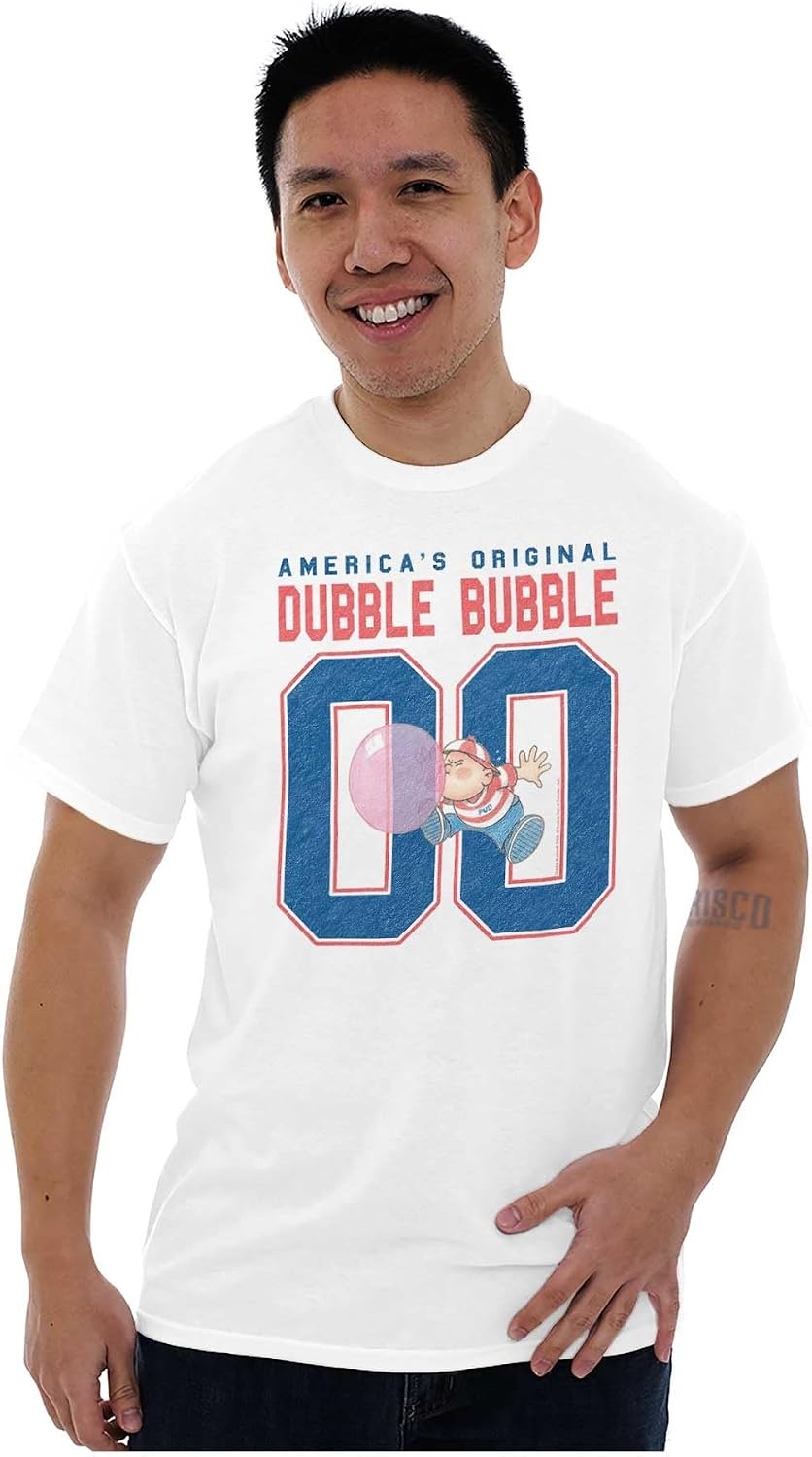 image:imageDubble Bubble Baseball Number Jersey Graphic T Shirt Men or WomenWhite America 00