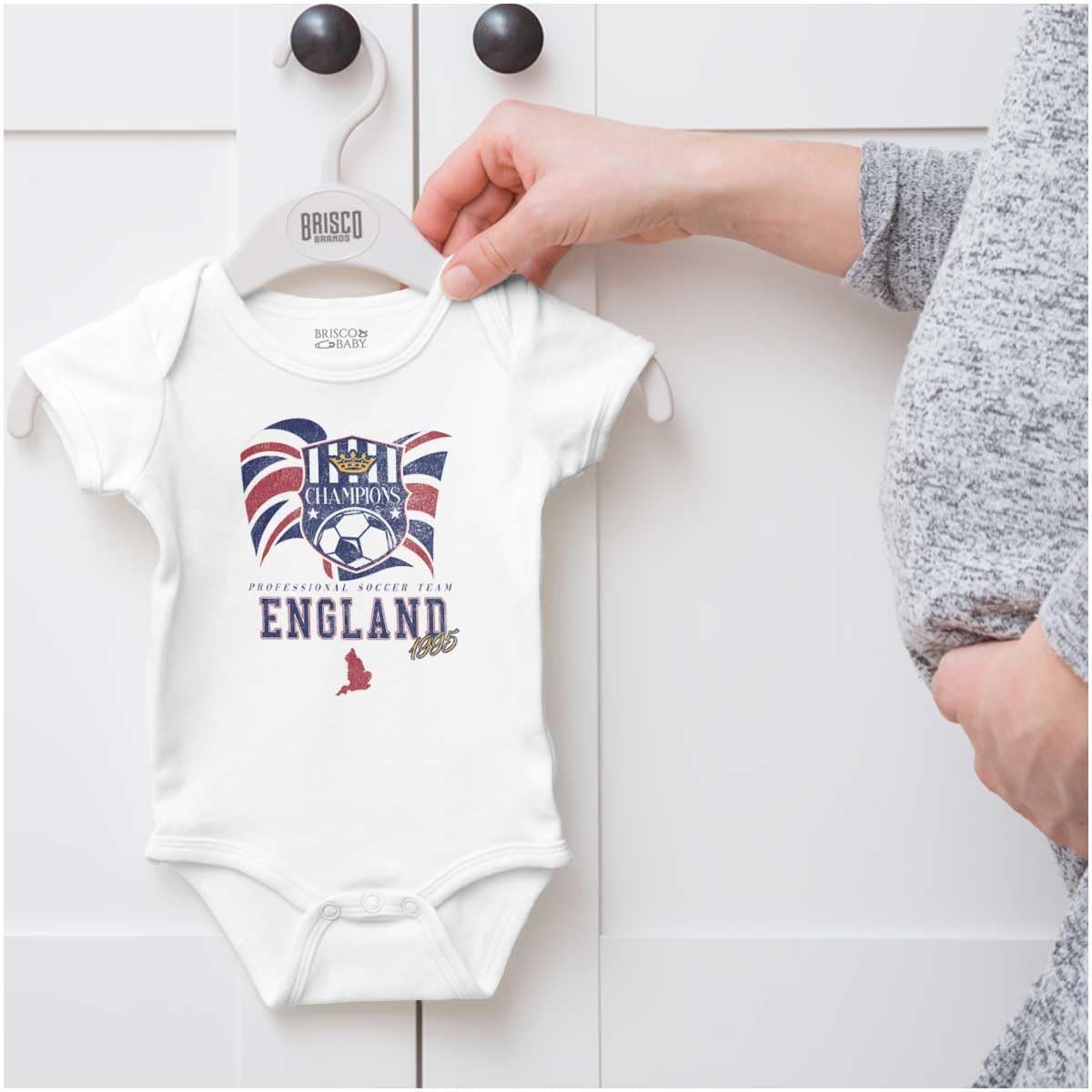 image:imageEngland Professional Soccer Champion Baby Romper Boys or GirlsWhite