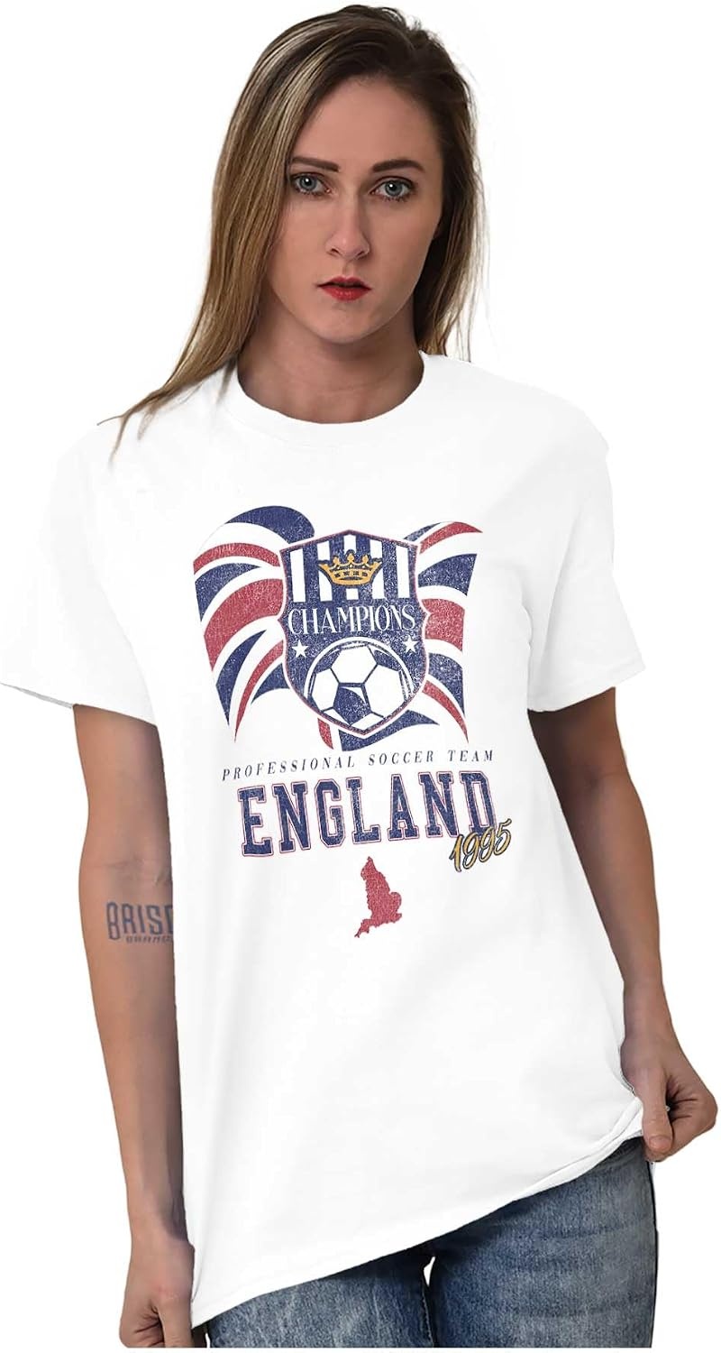 image:imageEngland Professional Soccer Champion Graphic T Shirt Men or WomenWhite