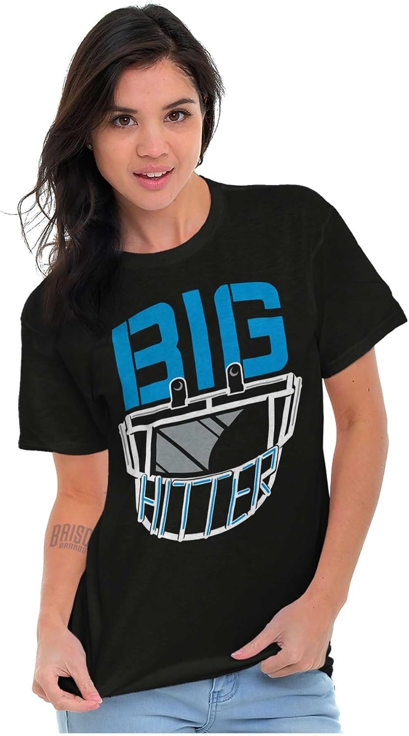 image:imageFootball Helmet Big Hitter Sports Fan Graphic T Shirt Men or WomenBlack