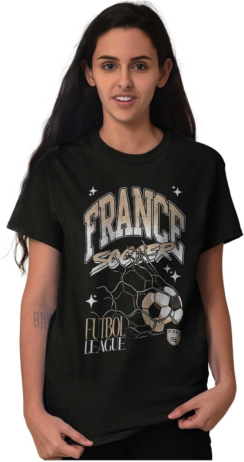 image:imageFrance Futbol League Soccer Goal Graphic T Shirt Men or WomenBlack