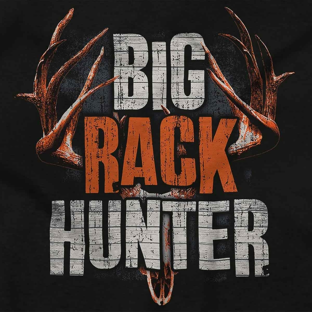 image:imageFunny Big Rack Hunter Humor Joke Mens Graphic T Shirt TeesBlack
