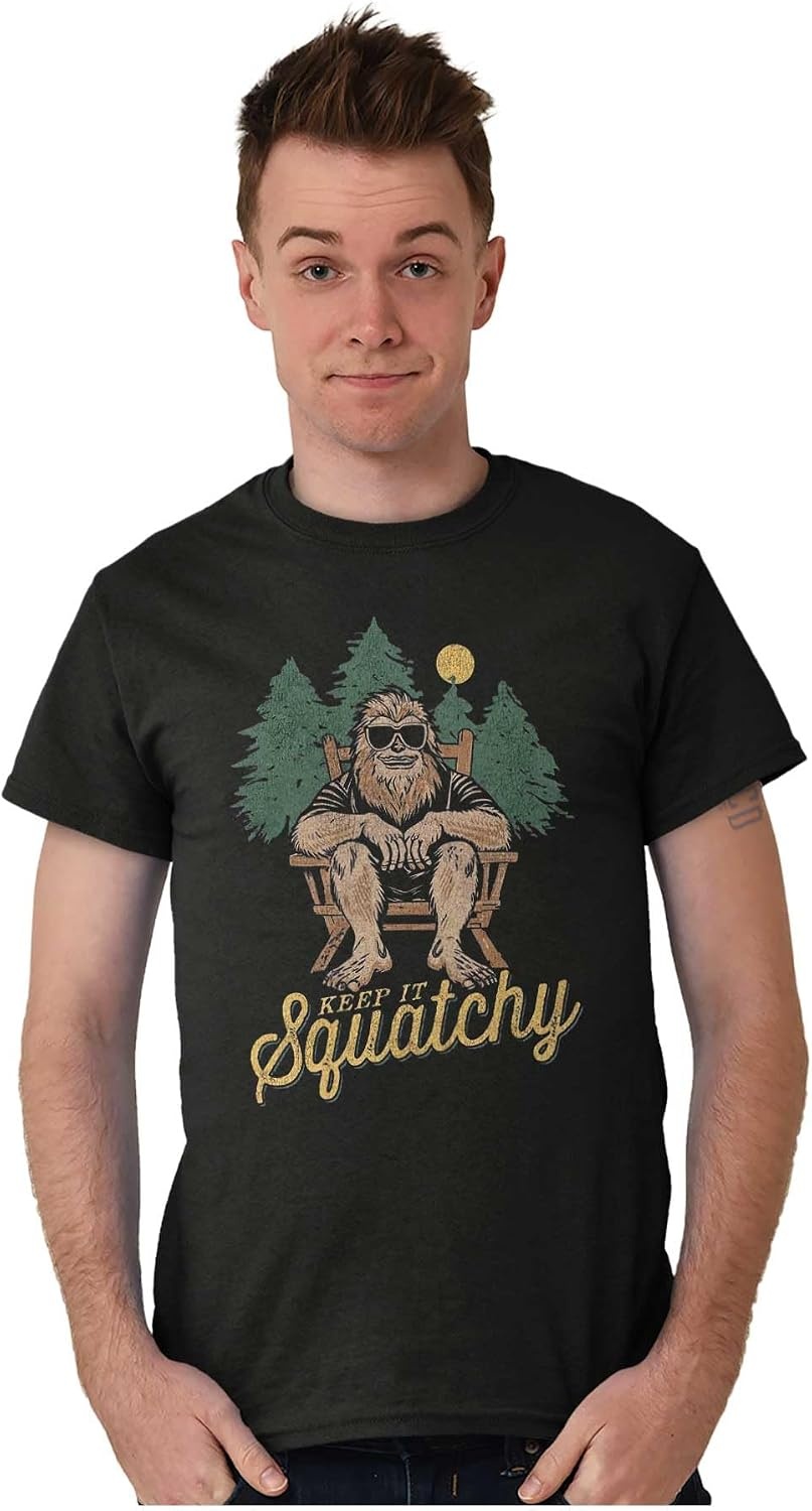 image:imageFunny Bigfoot Keep It Squatchy Graphic T Shirt Men or WomenBlack