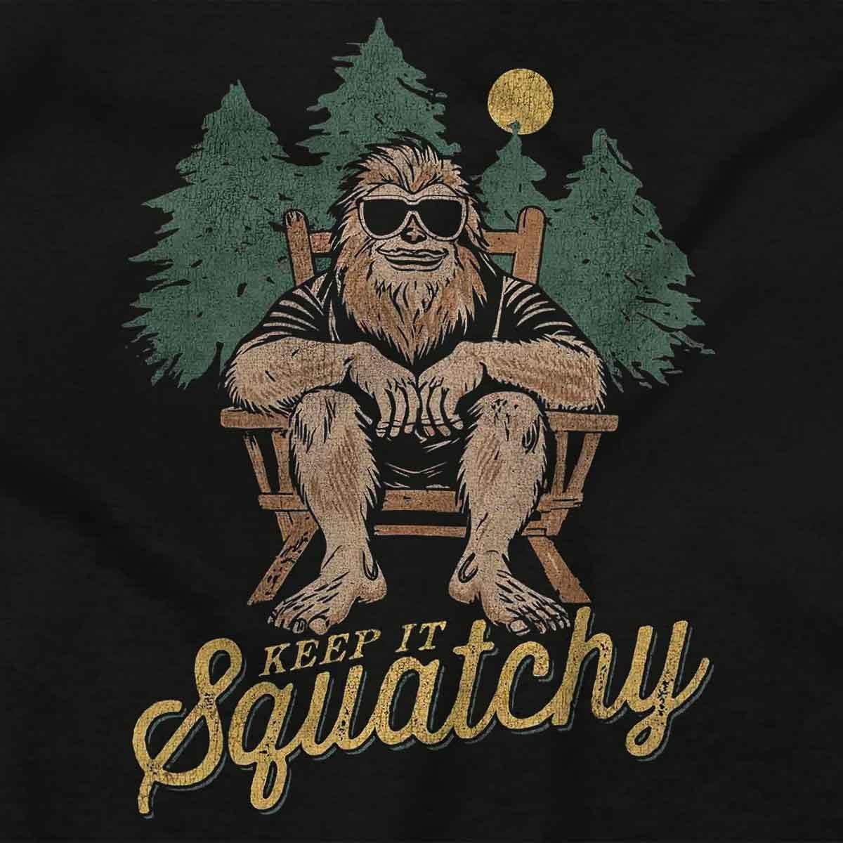 image:imageFunny Bigfoot Keep It Squatchy Toddler Baby Graphic T ShirtBlack