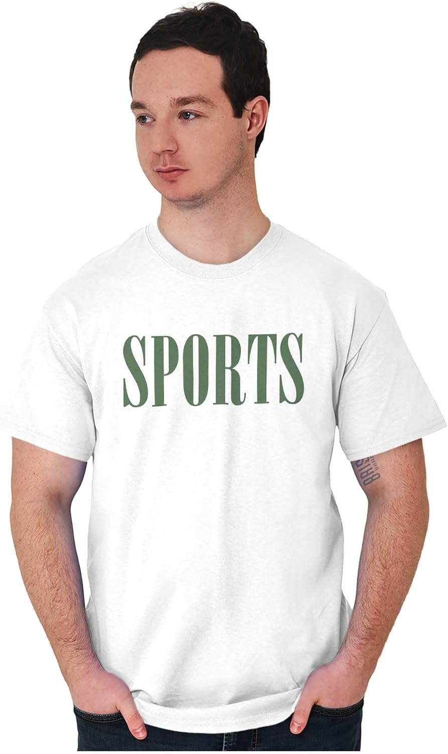 image:imageFunny Ironic Sports Sarcastic Athlete Graphic T Shirt Men or WomenWhite