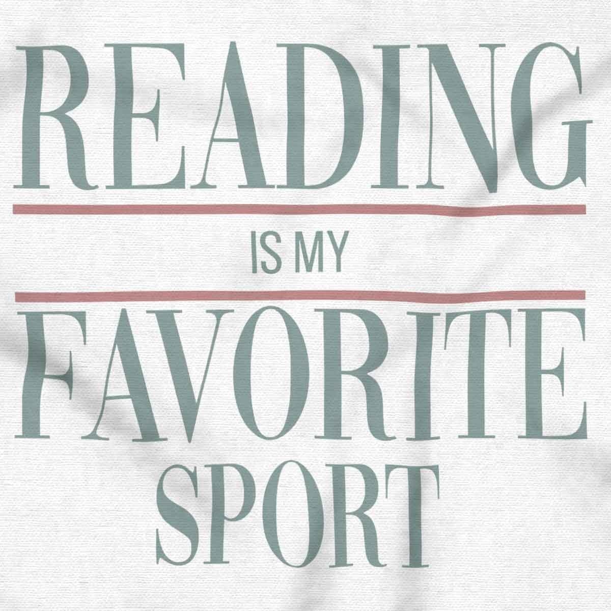 image:imageFunny Reading is My Favorite Sport Graphic T Shirt Men or WomenWhite
