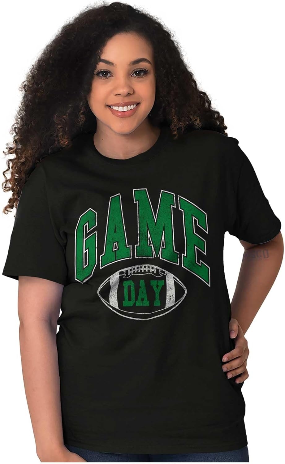 image:imageGame Day Football Tailgate Sports Fan Womens Graphic T Shirt TeesBlack