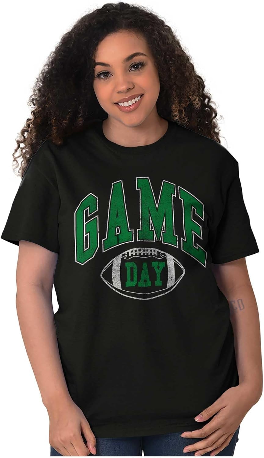 image:imageGame Day Football Tailgate Sports Fan Womens Graphic T Shirt TeesBlack