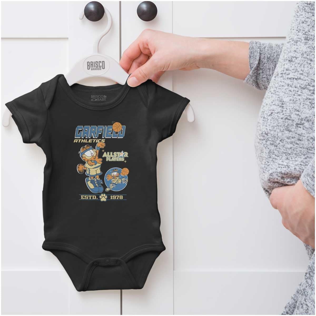 image:imageGarifled Athletic Basketball All Star Baby Romper Boys or GirlsBlack
