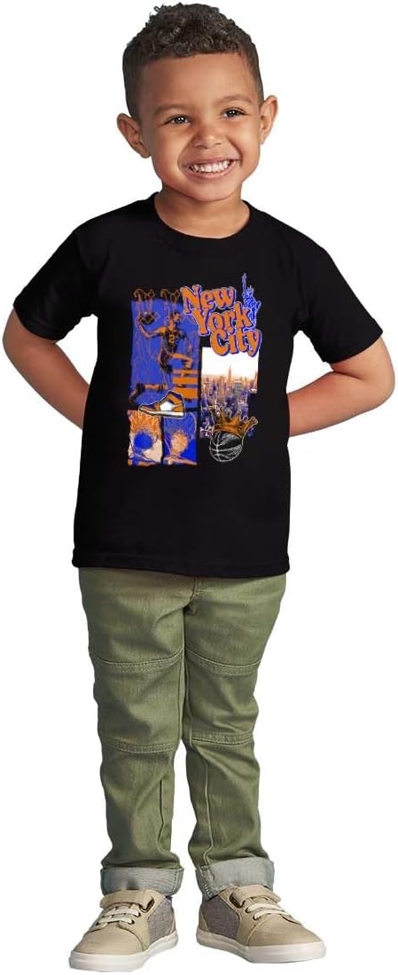 image:imageNew York Basketball Game NYC Graffiti Toddler Baby Graphic T ShirtBlack