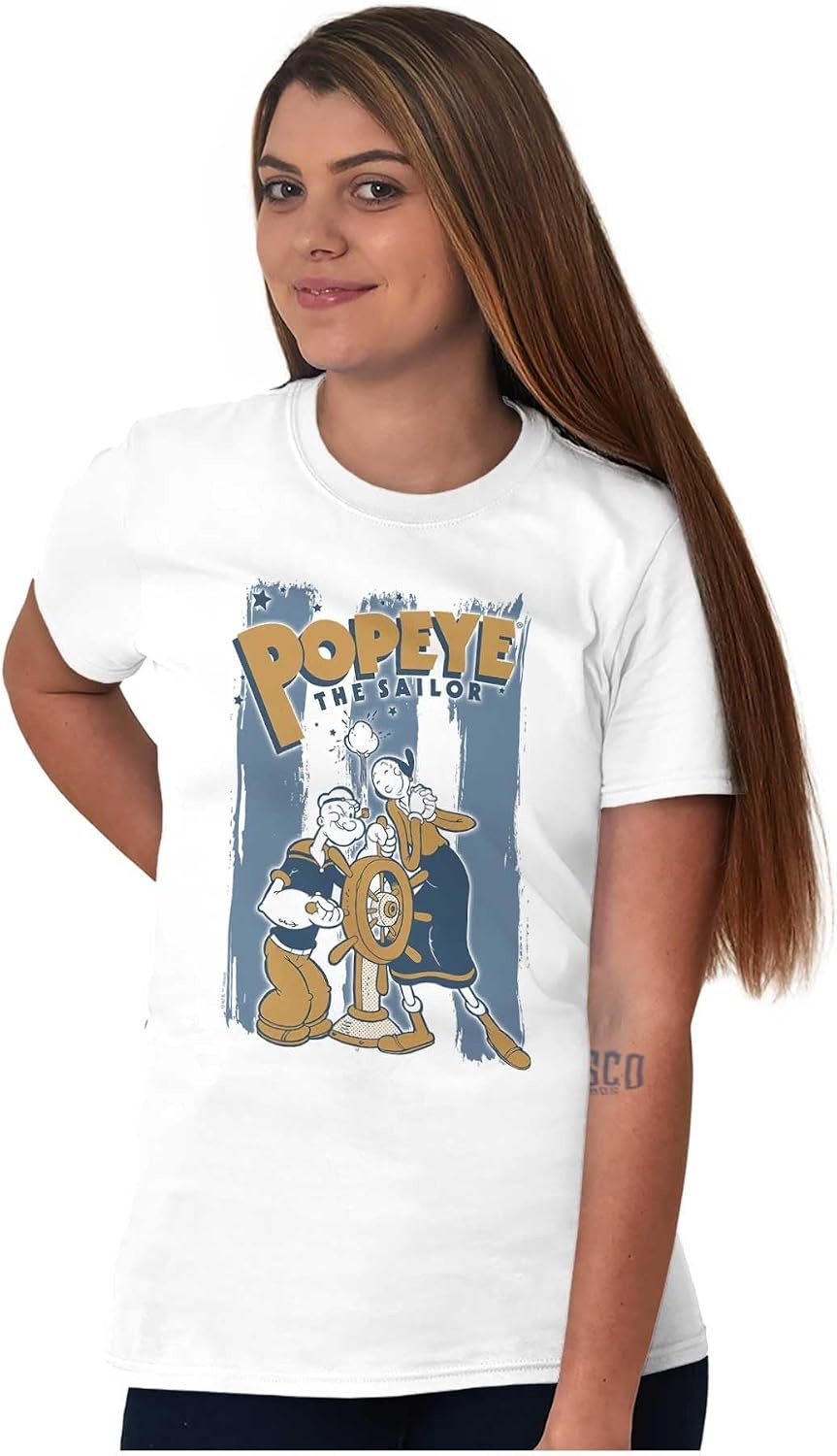 image:imagePopeye The Sailor Man Loves Olive OYL Graphic T Shirt Men or WomenWhite