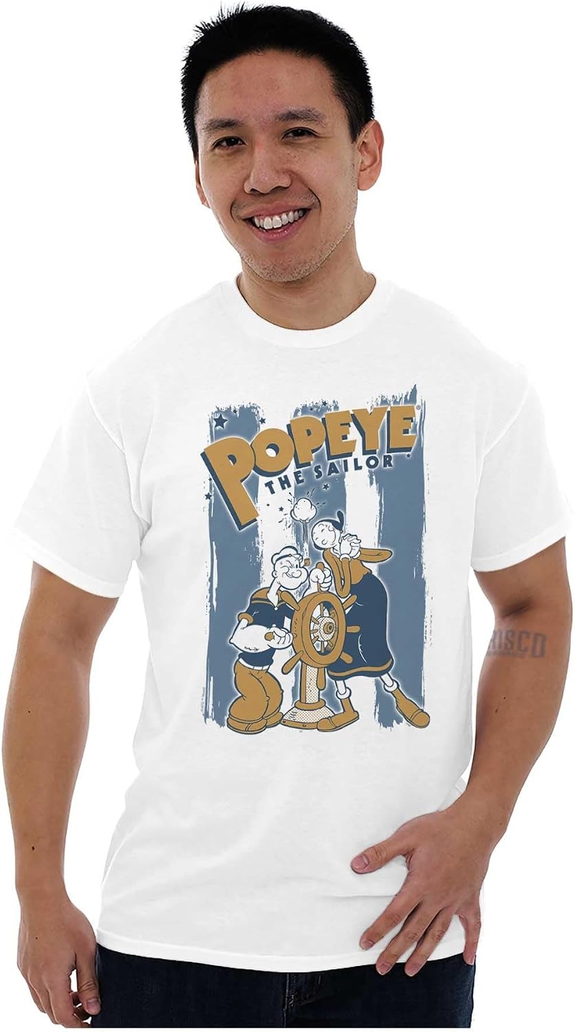 image:imagePopeye The Sailor Man Loves Olive OYL Graphic T Shirt Men or WomenWhite