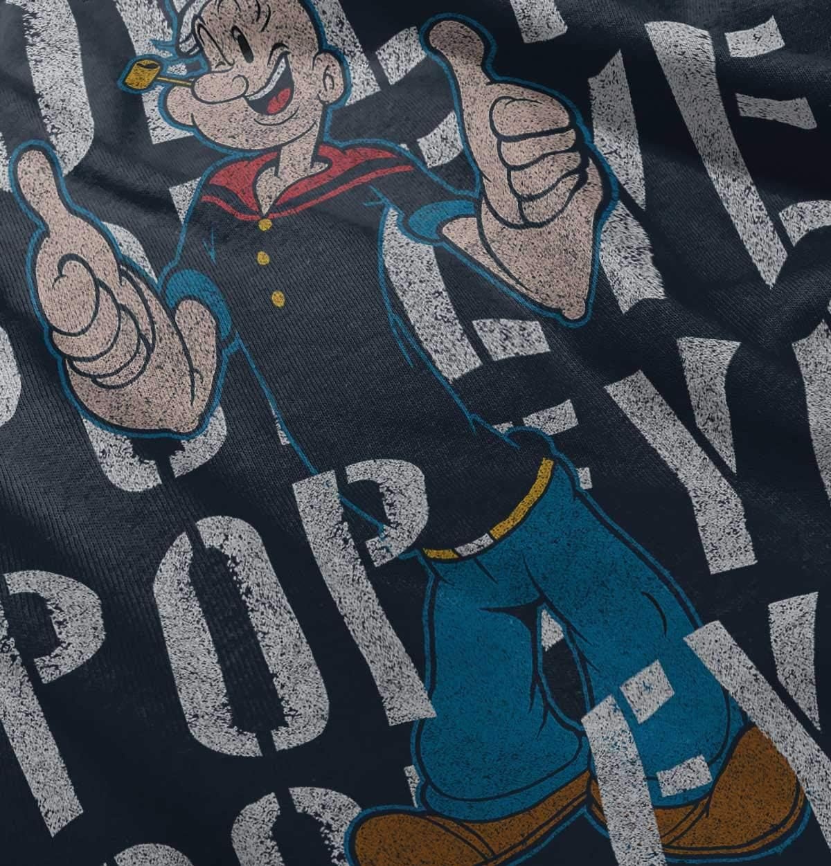 image:imagePopeye The Sailor Man On Repeat Retro Toddler Boy Girl T ShirtNavy