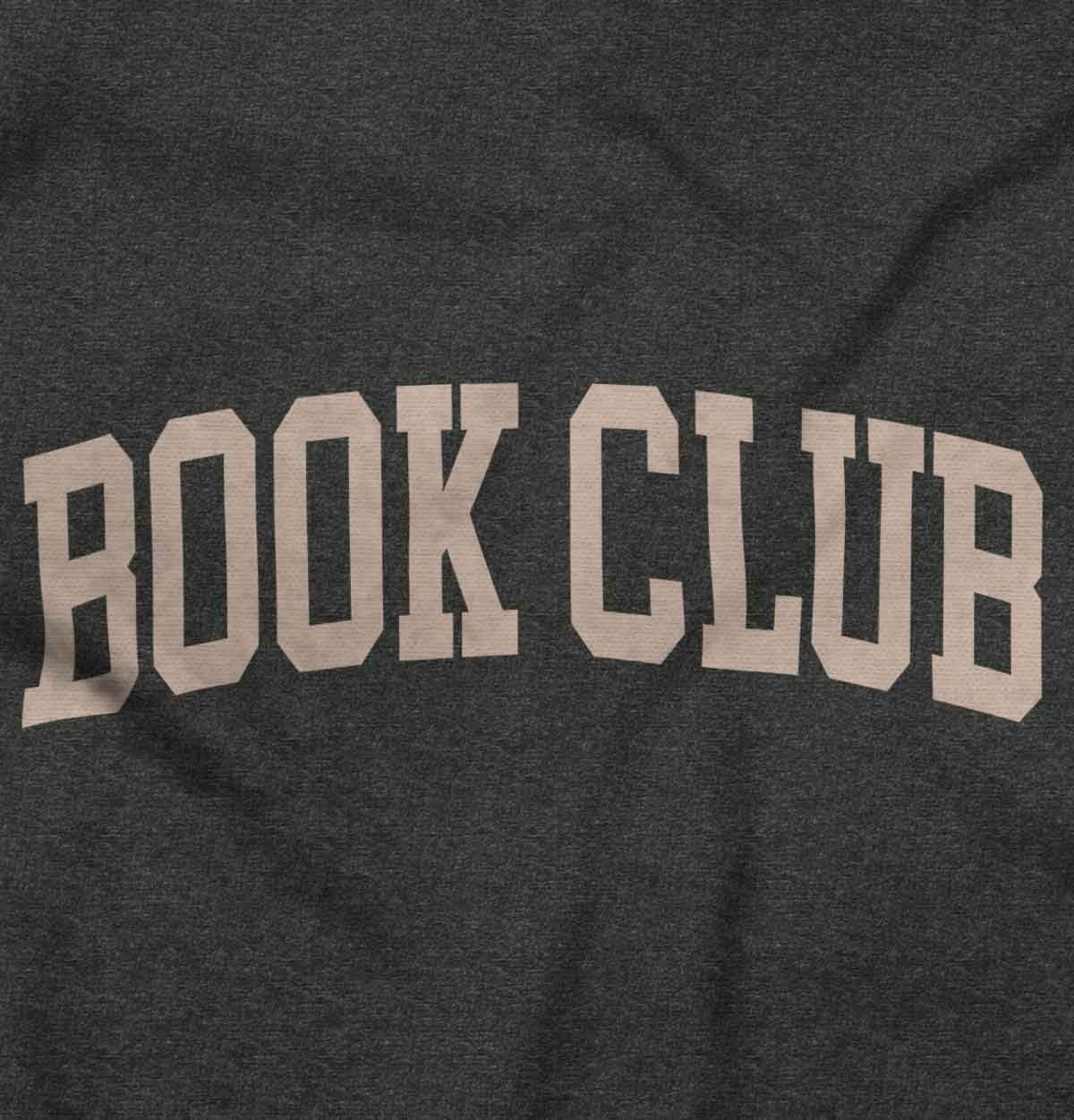 image:imagePreppy Collegiate Library Book Club Womens Slim Fit Graphic TeeBlack