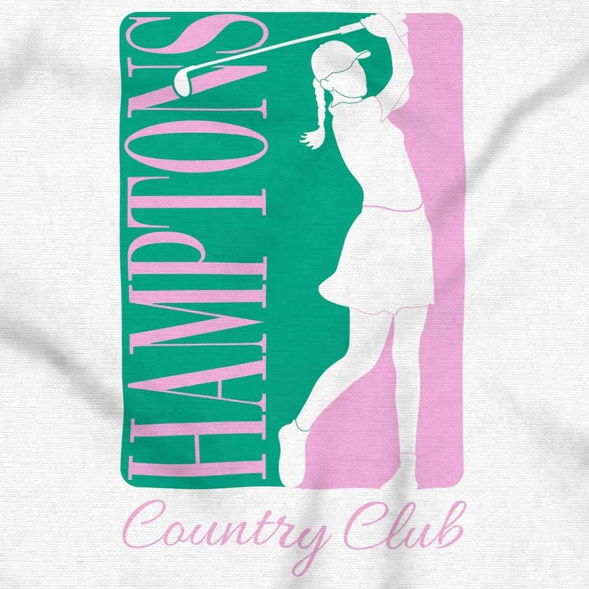image:imagePreppy Hamptons Country Golf Club Toddler Baby Graphic T ShirtWhite