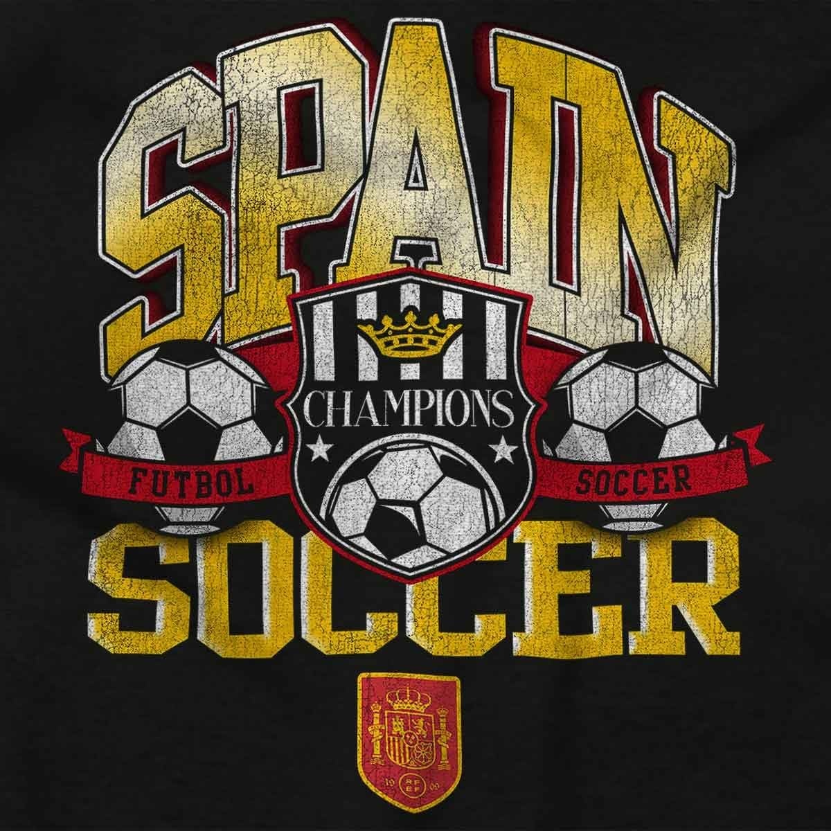 image:imageSpain Soccer Champion Futbol Team Toddler Baby Graphic T ShirtBlack