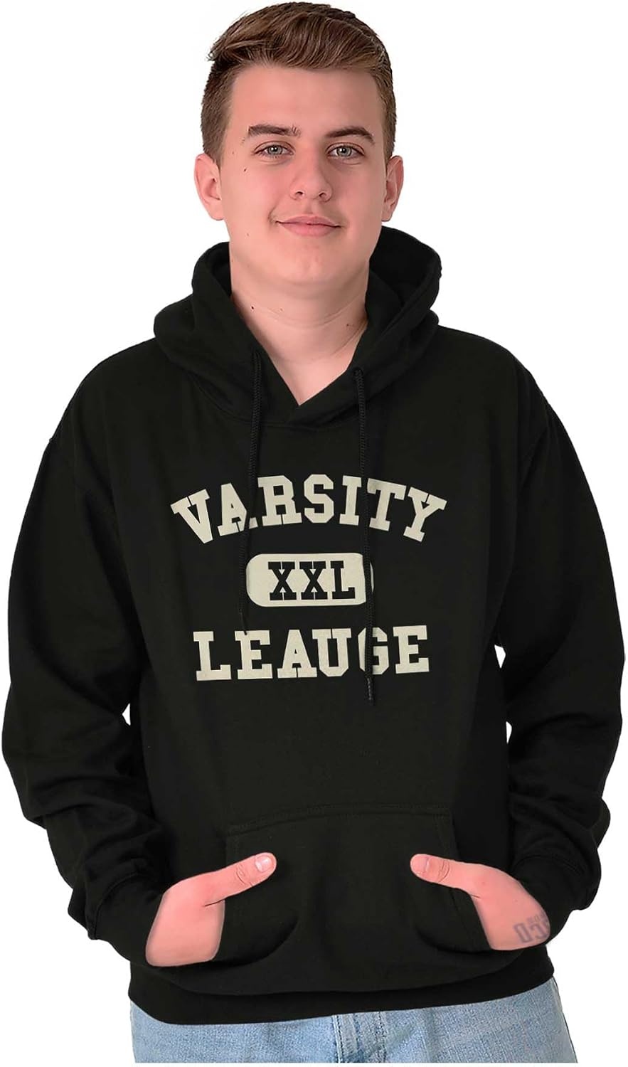 image:imageVarsity League Sports Athlete Fan Hoodie Sweatshirt Women MenBlack