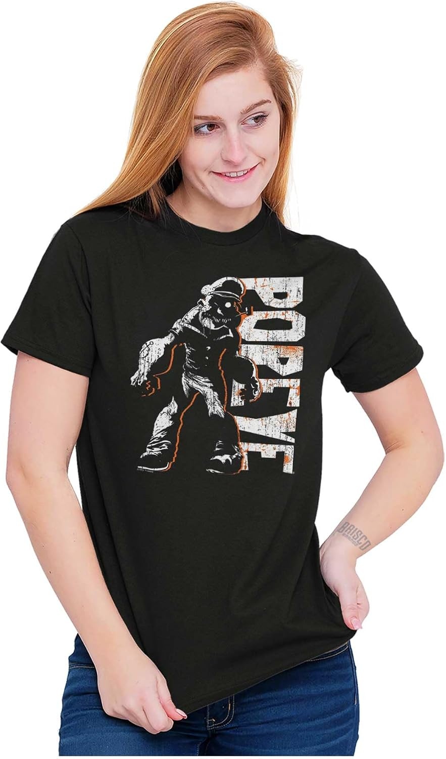 image:imageVintage Popeye Halloween Monster Graphic T Shirt Men or WomenBlack