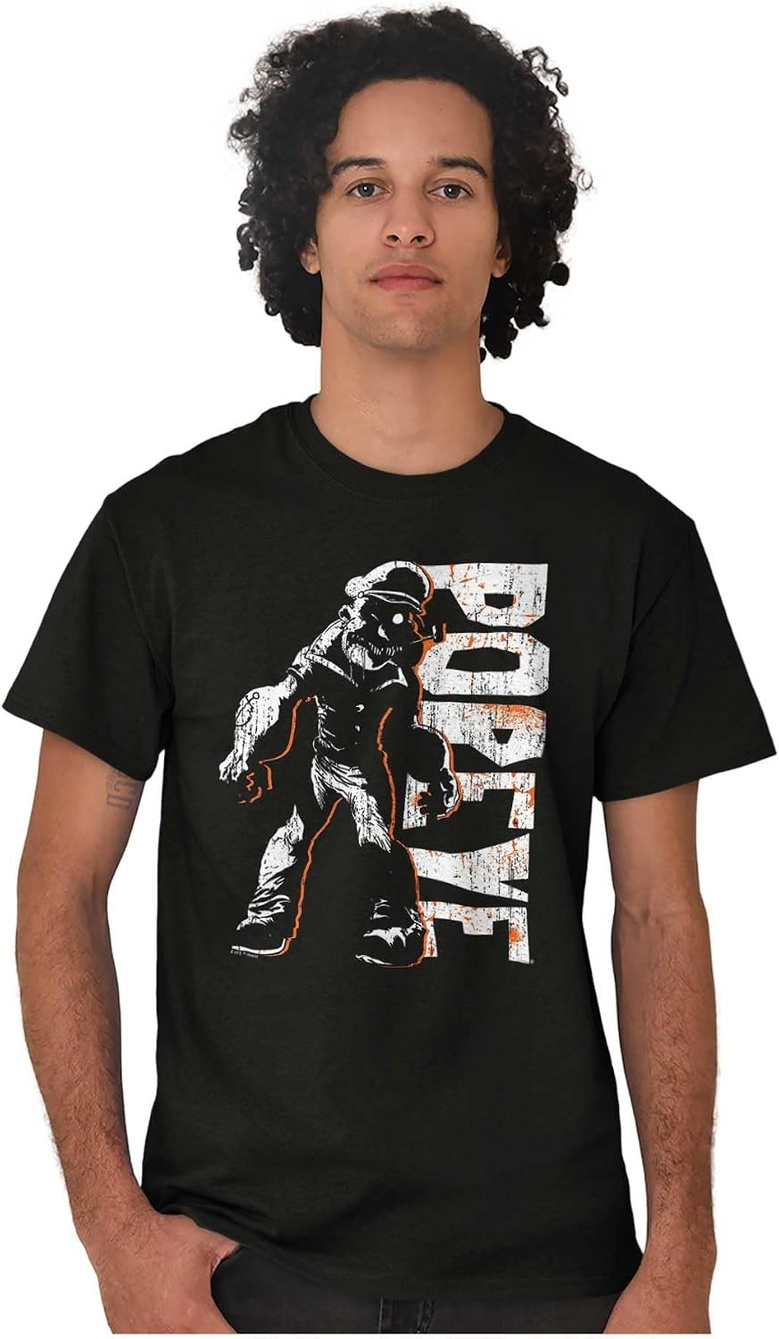 image:imageVintage Popeye Halloween Monster Graphic T Shirt Men or WomenBlack