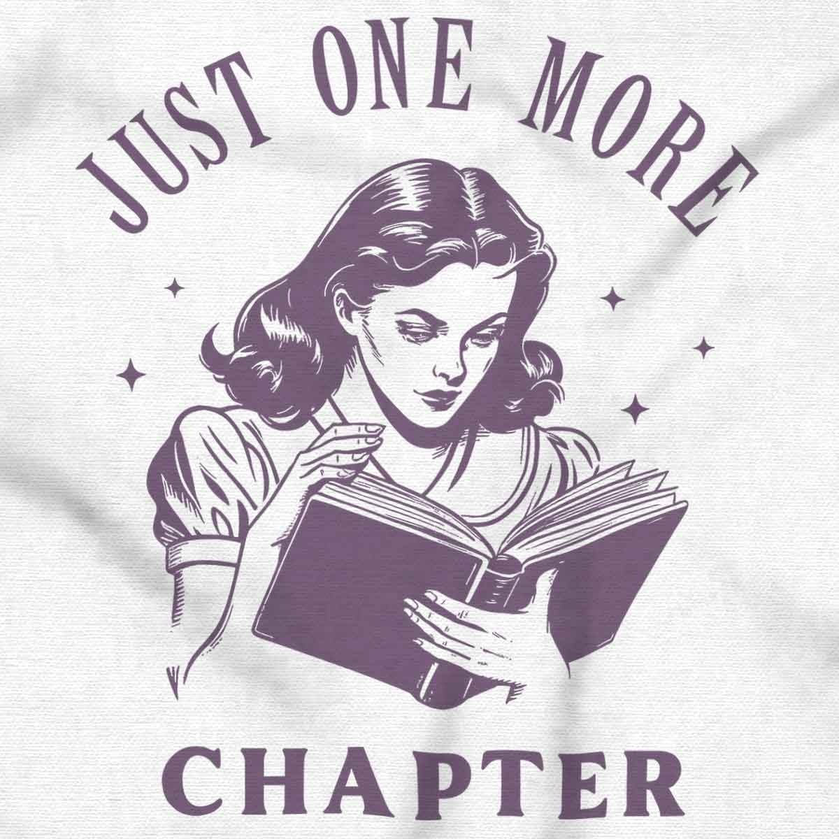 image:imageVintage Reader Just One More Chapter Women Crewneck SweatshirtWhite