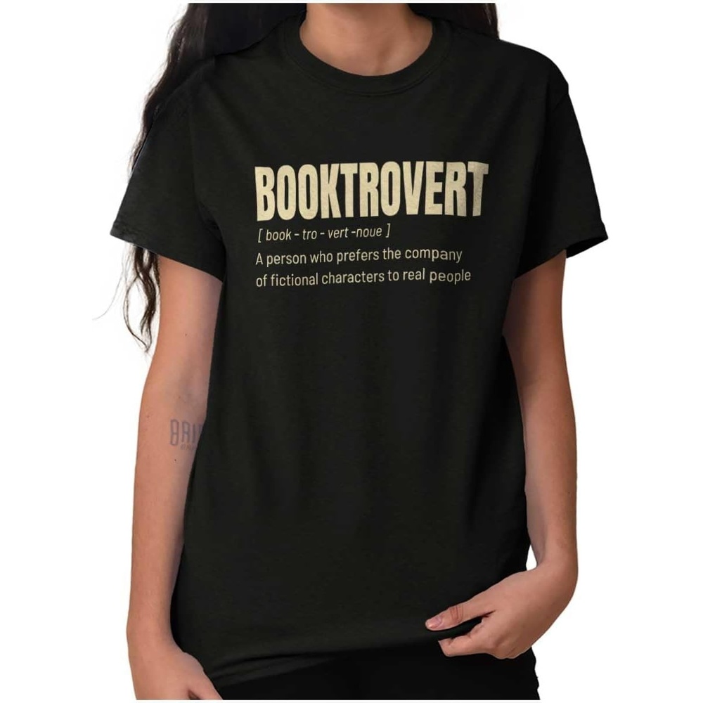 image:imageBooktrovert Dictionary Definition Graphic T Shirt Men or WomenBlack