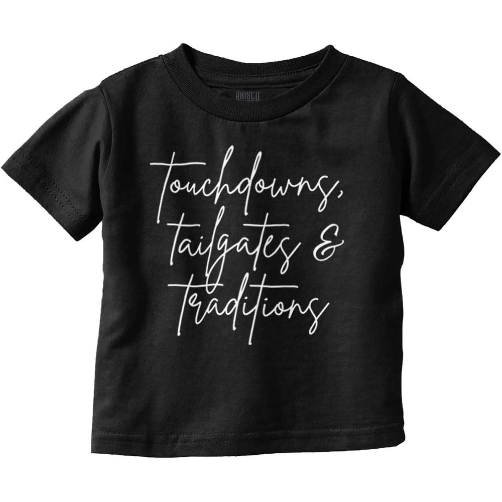 image:imageBrisco Brands Touchdowns Tailgates Traditions Toddler Baby Graphic T ShirtBlack