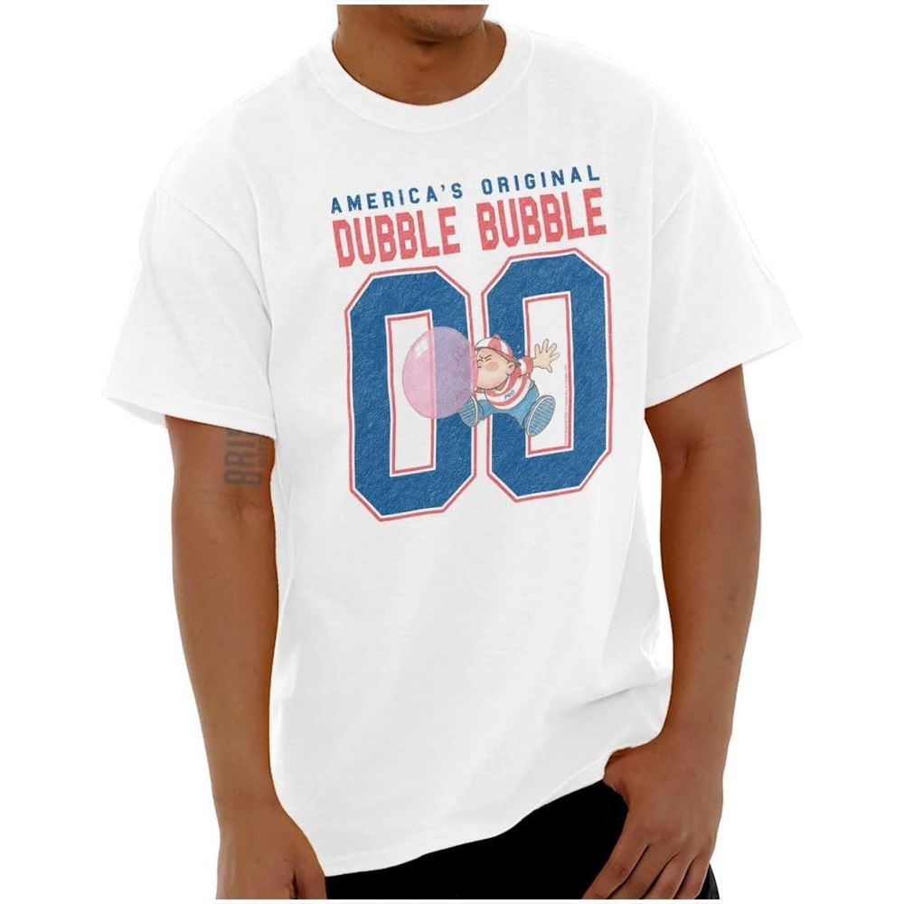image:imageDubble Bubble Baseball Number Jersey Graphic T Shirt Men or WomenWhite  America 00