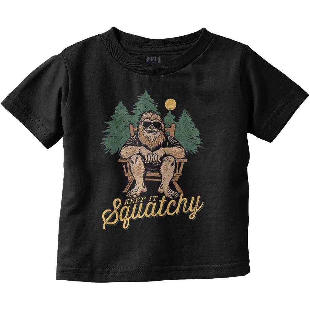 image:imageFunny Bigfoot Keep It Squatchy Toddler Baby Graphic T ShirtBlack