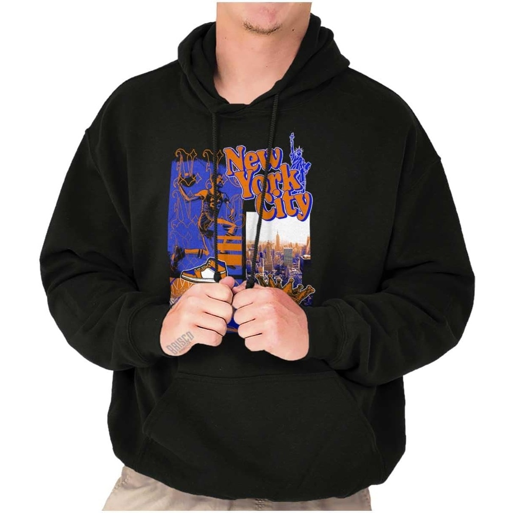 image:imageNew York Basketball Game NYC Graffiti Hoodie Sweatshirt Women MenBlack