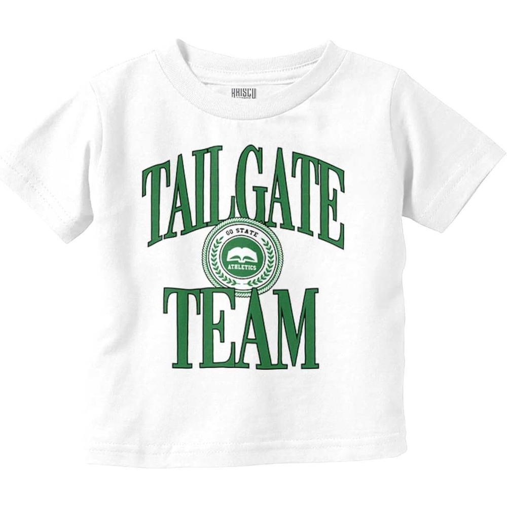 image:imageTailgate Team State Athletics Sports Toddler Baby Graphic T ShirtWhite