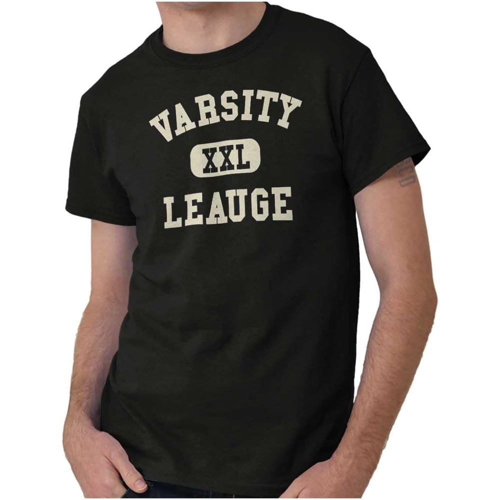image:imageVarsity League Sports Athlete Fan Graphic T Shirt Men or WomenBlack