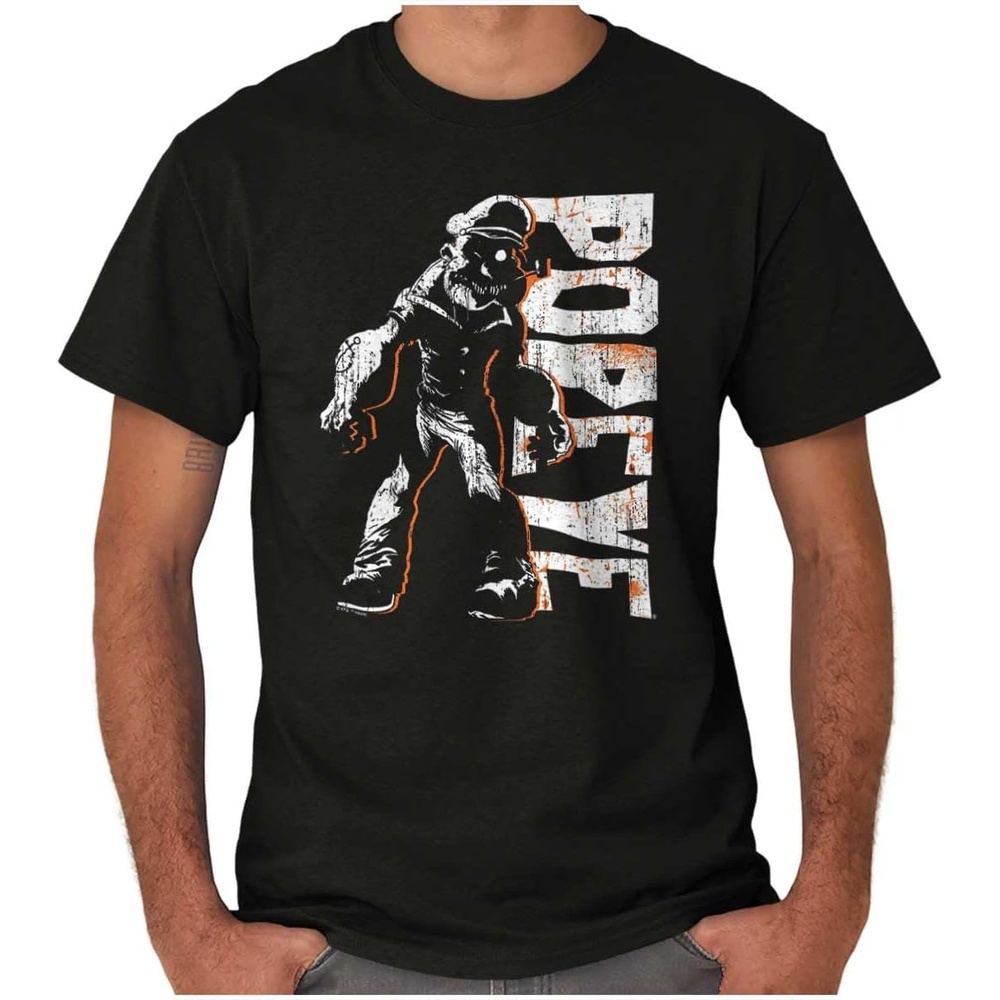 image:imageVintage Popeye Halloween Monster Graphic T Shirt Men or WomenBlack