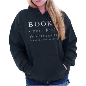 Books Defense Against Conversation Hoodie Sweatshirt Women Men