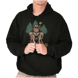 Brisco Brands Funny Bigfoot Keep It Squatchy Hoodie Sweatshirt Women Men(Black)