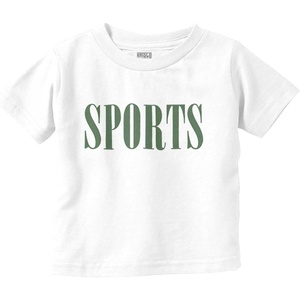 Funny Ironic Sports Sarcastic Athlete Toddler Baby Graphic T Shirt(White)
