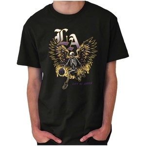 Los Angeles Skeleton Basketball Player Graphic T Shirt Men or Women(Black – La Dribble)
