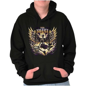Los Angeles Skeleton Basketball Player Hoodie Sweatshirt Women Men(Black – Heavenly Dunk)